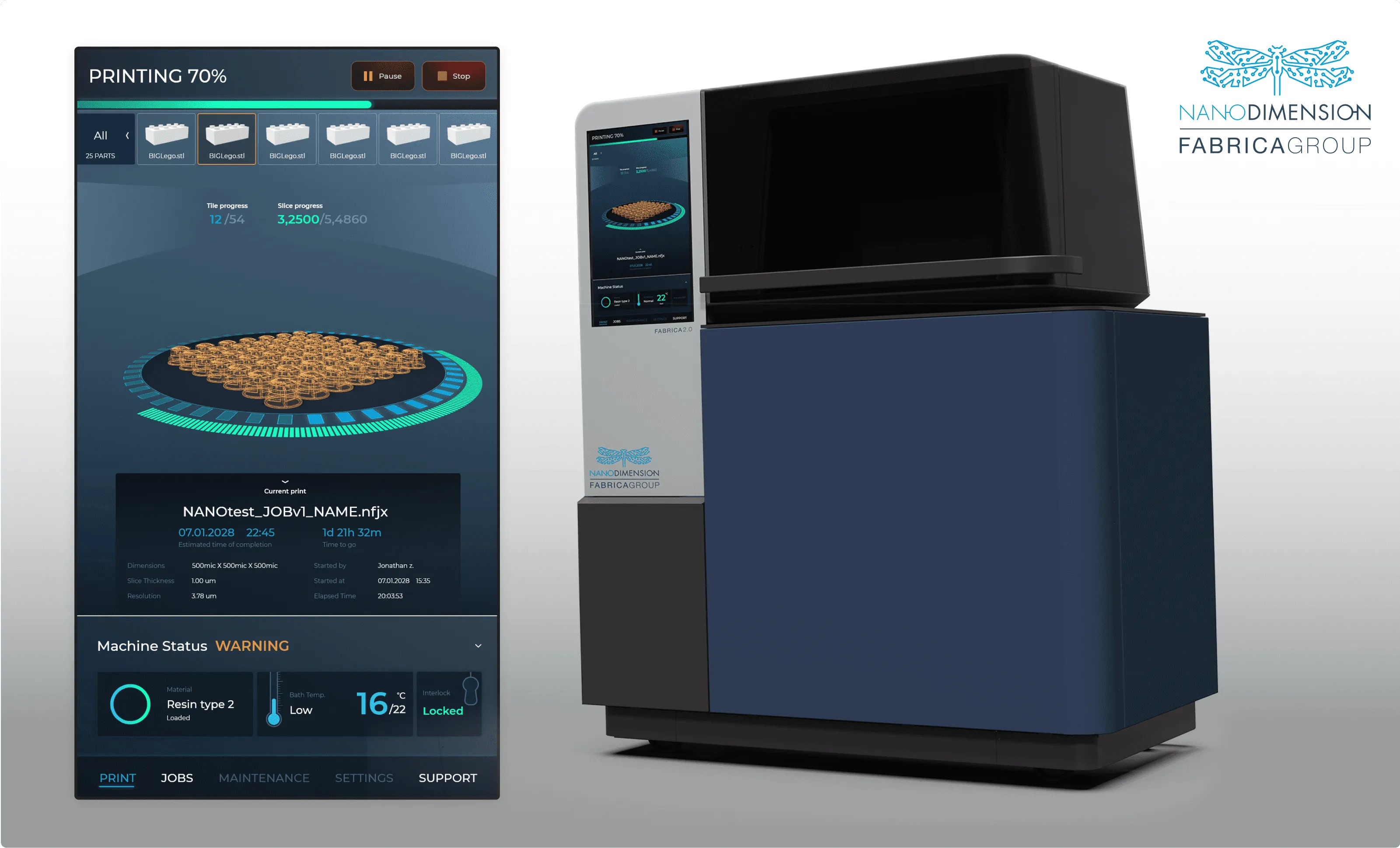 Nano Dimension Fabrica 2.0